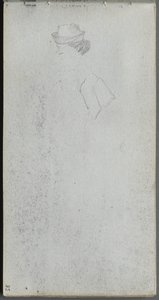 Luonnoskirja, sivu 35: Pään tutkiminen. tekijältä Jean-Louis Ernest Meissonier