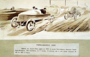 Pariisi-Madrid -kilpailu tekijältä Ernest Montaut