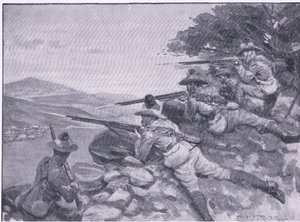 Giving them a chance, kirjasta After Pretoria: The Guerilla War, jonka julkaisi Harmsworth Bros Limited, 1901.