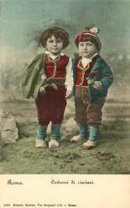 Ciociazin puvut (värillinen kuva) tekijältä Ernest Richter