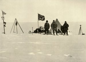 "Joululeiri tasangolla", joulukuu 1908, 1909 tekijältä Ernest Shackleton