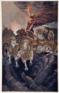 "Merodach lähtee hyökkäämään Tiamatiin", 1915.