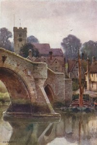 Aylesford (väri litho) tekijältä Ernest William Haslehust