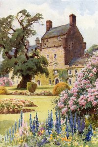 Bemersyde House (väri litho)