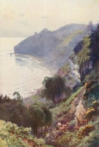 Durlston Bay, Swanage (värijäsenet) tekijältä Ernest William Haslehust
