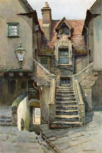 In White Horse Close (väri litho) tekijältä Ernest William Haslehust