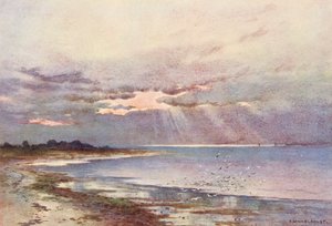 Thames-joki: Noreen etelään päin (värilitro). tekijältä Ernest William Haslehust