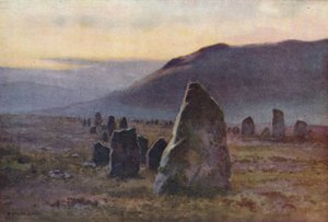 Stone Avenue, lähellä Merrivalea (väri litho) tekijältä Ernest William Haslehust