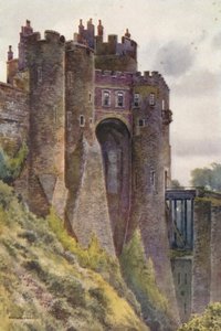 Konstaapelin torni, Doverin linna (väri litho) tekijältä Ernest William Haslehust