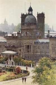The Royal Baths, Harrogate (väri litho) tekijältä Ernest William Haslehust