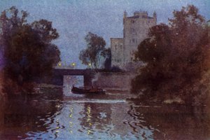 "Venetsia Lontoossa", Paddington (väri litho) tekijältä Ernest William Haslehust