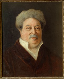 Alexandre Dumas Peren muotokuva (1802-1870) Ernestine Philippainin maalaus (1800-luku) 1860 Villers Cotterets. Alexandre Dumas -museo tekijältä Ernestine Philippain