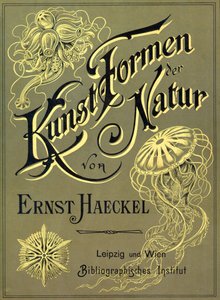 Ernst Haeckelin "Art Forms of Nature" -teoksen etukansi