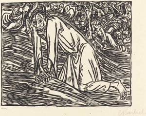 Kristus Getsemanessa tekijältä Ernst Barlach