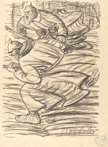 The Assault, julkaistu 1915. tekijältä Ernst Barlach