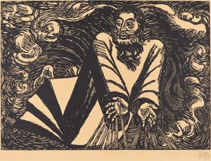 Ensimmäinen päivä, 1920. tekijältä Ernst Barlach