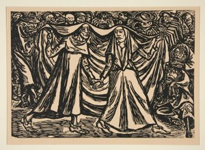 Totentanz II (Dance of Death II) tekijältä Ernst Barlach