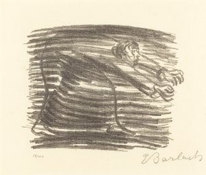 Kävele varjossa, 1922. tekijältä Ernst Barlach