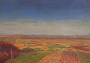 Marchfeld vom Bisamberg tekijältä Ernst Eck