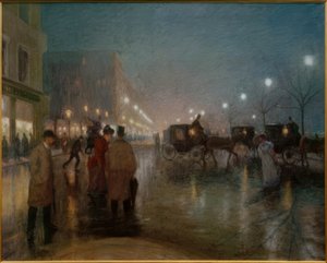 Hampuri, Jungfernstieg illalla