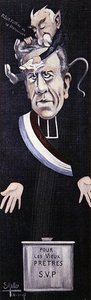 Abbe Lemire saa lohdutusta Georges Clemenceaulta tekijältä Ernst Emmanuel Muller