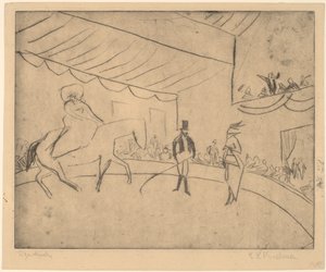Hippodromi, 1910. tekijältä Ernst Ludwig Kirchner
