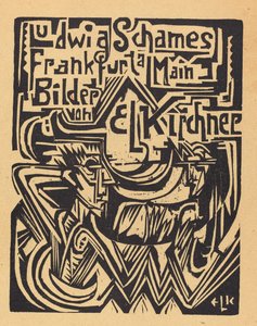 Ludwig Schames Frankfurt a Main Kuvaaja E L Kirchner Ludwig Schames Frankfurt..., 1919. tekijältä Ernst Ludwig Kirchner