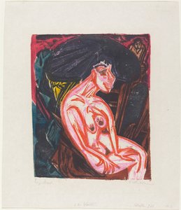 Peter Schlemihlin ihmeellinen tarina: Peter Schlemihlin rakas..., 1915. tekijältä Ernst Ludwig Kirchner