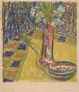 Asetelma, 1907. tekijältä Ernst Ludwig Kirchner