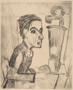 Taidemaalari, 1923. tekijältä Ernst Ludwig Kirchner