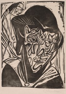 Nainen hunnulla, 1915.