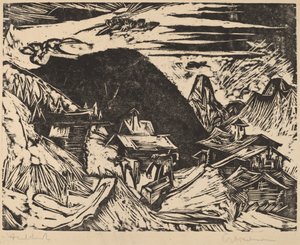 Alppien laidunmaa tekijältä Ernst Ludwig Kirchner