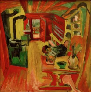 Alpküche tekijältä Ernst Ludwig Kirchner