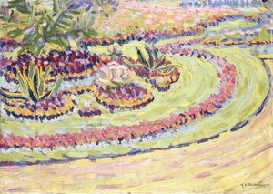 Blumbenbeete, 1906 tekijältä Ernst Ludwig Kirchner