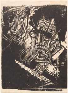 Säveltäjä Klemperer tekijältä Ernst Ludwig Kirchner
