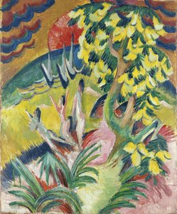 Curving Bay, c. 1914 tekijältä Ernst Ludwig Kirchner