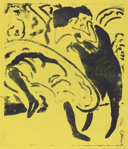 Tanssiva pari tekijältä Ernst Ludwig Kirchner