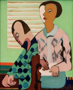 Pari. Omakuva Ernan kanssa tekijältä Ernst Ludwig Kirchner
