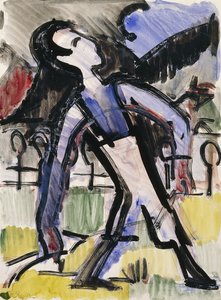 Davos-hahmo, 1924 tekijältä Ernst Ludwig Kirchner
