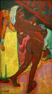Musta tanssija tekijältä Ernst Ludwig Kirchner