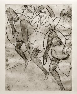 E.L. Kirchner, Hampurin tanssijat tekijältä Ernst Ludwig Kirchner