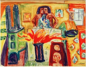 E.L.Kirchner, Tulpenin sisustus tekijältä Ernst Ludwig Kirchner