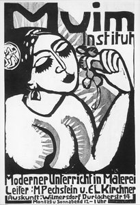 Ernst Ludwig Kirchner: Muim Institute ... (puupiirros) tekijältä Ernst Ludwig Kirchner