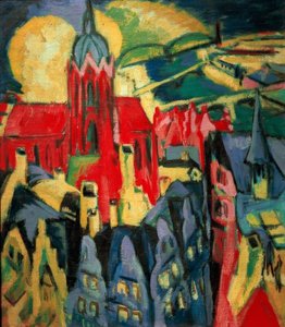 Frankfurter Dom tekijältä Ernst Ludwig Kirchner