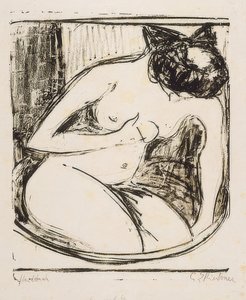 Frau im. 1908 tekijältä Ernst Ludwig Kirchner