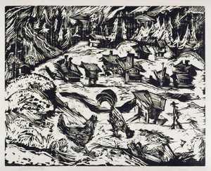 Frauenkirche tekijältä Ernst Ludwig Kirchner