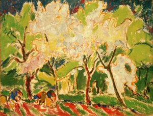 Frühlingslandschaft tekijältä Ernst Ludwig Kirchner