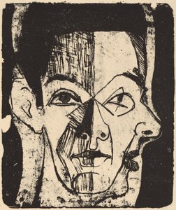Pään tutkimus tekijältä Ernst Ludwig Kirchner