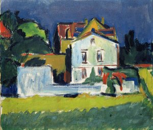 Talo maisemassa tekijältä Ernst Ludwig Kirchner