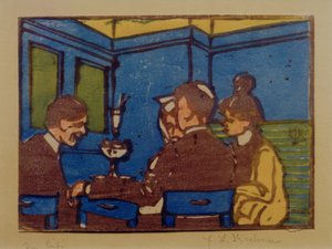 Olen Café II tekijältä Ernst Ludwig Kirchner